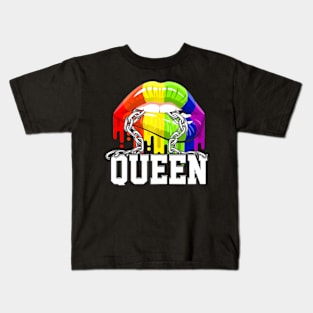 LGBTQ Gay Lips Chain Gay Proud and Pride Kids T-Shirt